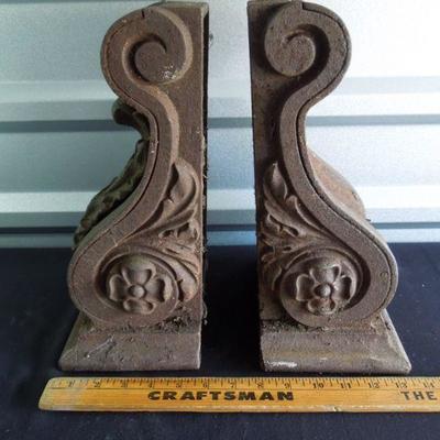 Lot 113: Pair of Iron Corbels- Architectural Salvage 19th - 20th Century