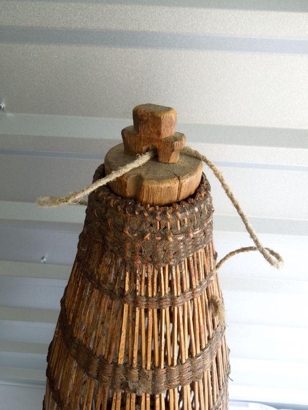 Lot 44: Large Antique Native American Fish Trap Basket