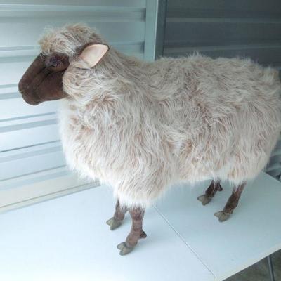 Lot 46: Lifesize 42" Ride On Stuffed Ewe by Hansa Toys