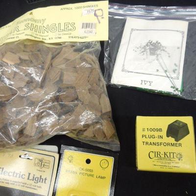 Lot 207: Bag of Packaged Dollhouse Building Supplies and Accessories