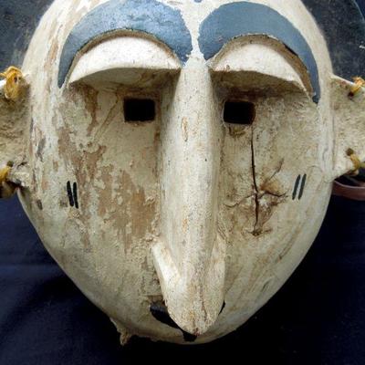 Lot 39: Afrikpo, Nigeria Style Mask 19th-20th Century