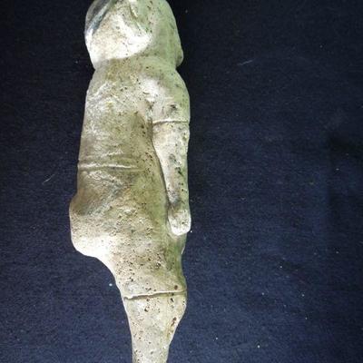 Lot 110: Small Porous Stone Carved Male Effigy 19th - 20th Century