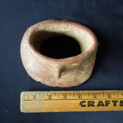 Lot 81: Group of Four Primitive Drinking or Storage Vessels