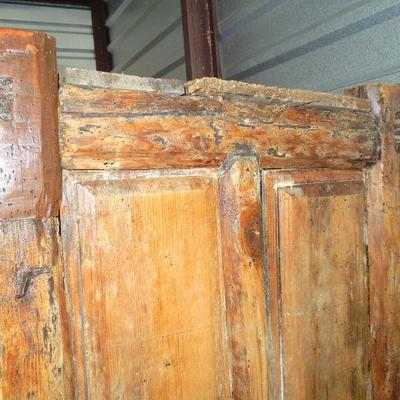 Lot 219: Rustic Farmhouse Cupboard 19th - 20th Century