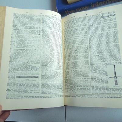 Lot 37: Vintage New Century Dictionary 2 Vol Set and Atlases