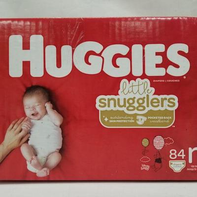 Huggies LIttle Snugglers Diapers (Newborn, 84ct) - New