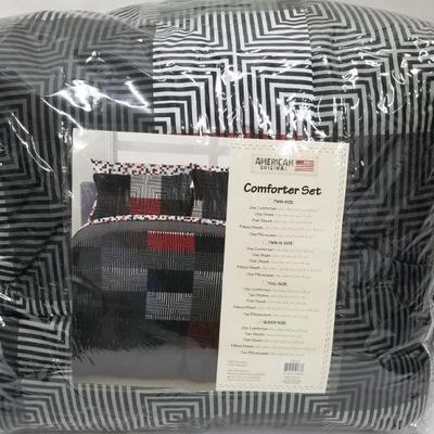 American Original 7pc Comforter Set - Idea Nuova - New