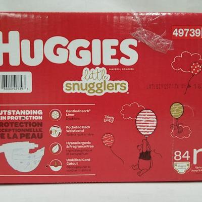 Huggies LIttle Snugglers Diapers (Newborn, 84ct) - New