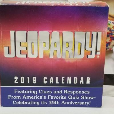 2019 Calendars Set of 3: Jeopardy, Doug the Pug, Peanuts - New