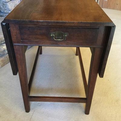 Lot 6 - Antique Drop Leaf Table 