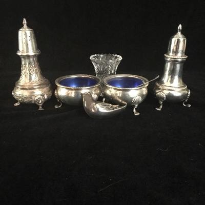 Lot 22 - Sterling Shakers and More