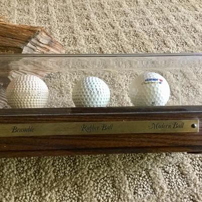 Lot 85 - Masters Print and Golf Ball History 