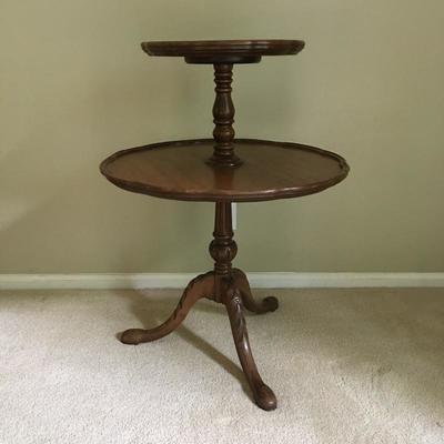  Lot 52 - Two Tier Table