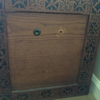 Lot 94 - Wooden Trunk and Games