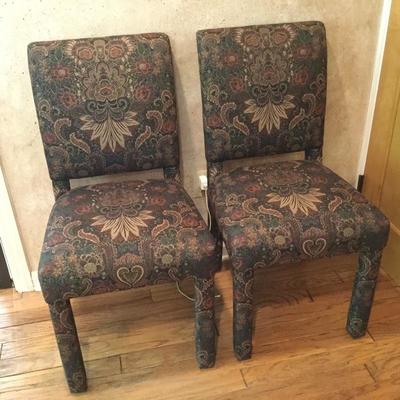 Lot 10 - Pair of Fabric Chairs