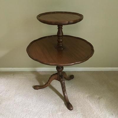  Lot 52 - Two Tier Table