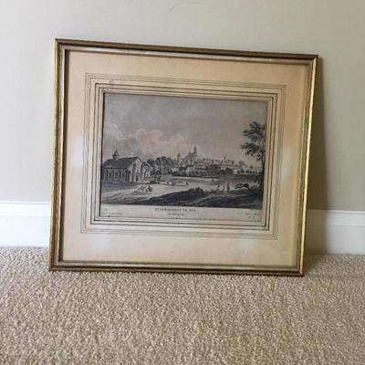 Lot 54 - Pair of Framed and Matted Prints 