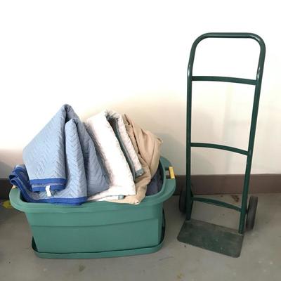 Lot 61 - Moving Blankets and Handtruck