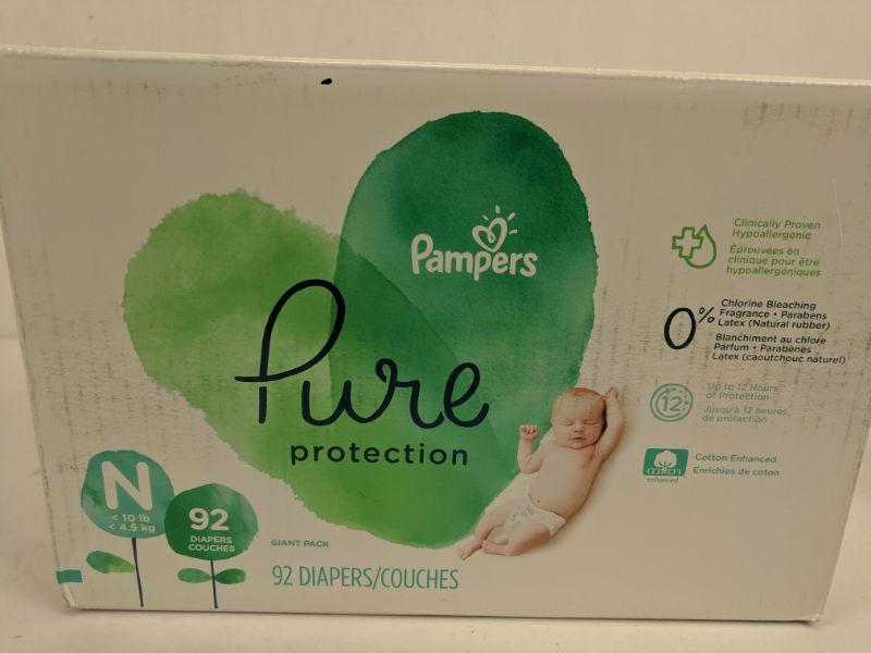 pamper pure newborn