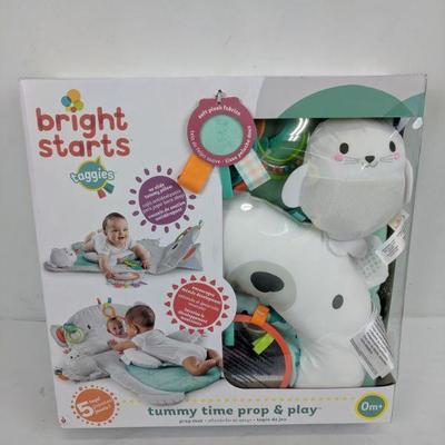 Bright Starts Taggies Tummy Time Prop & Play - New