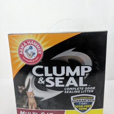Arm & Hammer Clump/Seal Multi-Cat Litter, 14 Lbs. - New