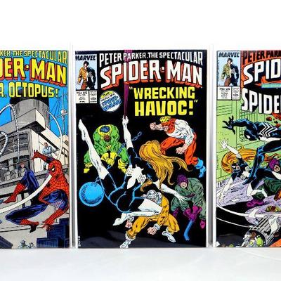 PETER PARKER SPECTACULAR SPIDER-MAN #124-126 129 130 133 Marvel Comics 1987