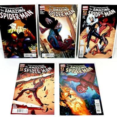 AMAZING SPIDER-MAN #674 675 677 679 681 - Marvel Comics 2012 - NM