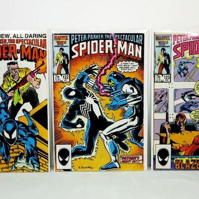 PETER PARKER SPECTACULAR SPIDER-MAN #117-119 #121-123 Marvel Comics 1986/87