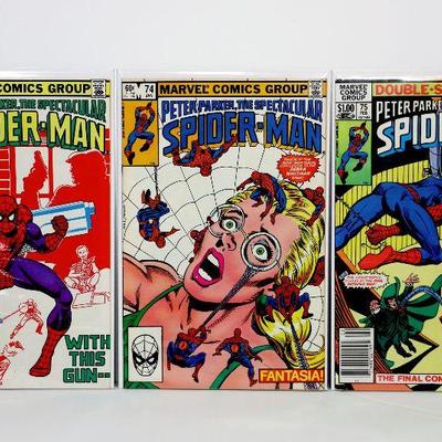 PETER PARKER SPECTACULAR SPIDER-MAN #62 65 66 71 74 75 Marvel Comics 1982/83