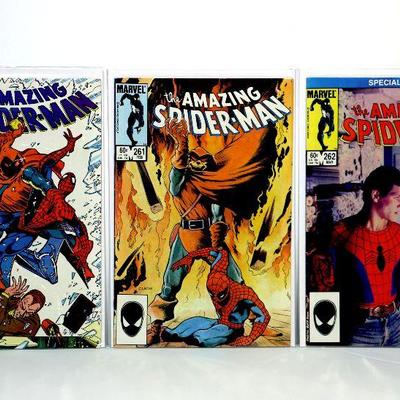 AMAZING SPIDER-MAN #260 #261 #262 - 1984 Marvel Comics - VF/NM