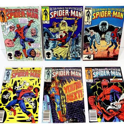 PETER PARKER SPECTACULAR SPIDER-MAN #96 97 98 99 103 106 Marvel Comics 1984/85