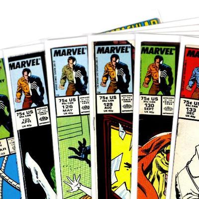 PETER PARKER SPECTACULAR SPIDER-MAN #124-126 129 130 133 Marvel Comics 1987