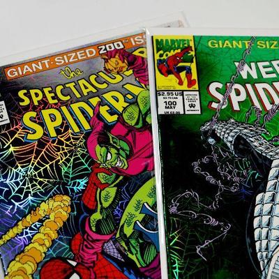 SPECTACULAR SPIDER-MAN #200 WEB of SPIDER-MAN #100 Marvel Comics 1993 NM