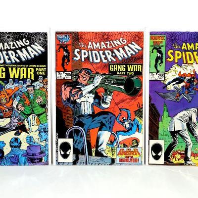 AMAZING SPIDER-MAN #284 285 286 287 288 Gang War 1987 Marvel Comics NM