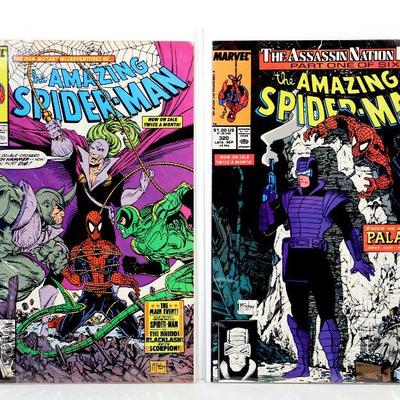 AMAZING SPIDER-MAN #319 #320 Todd McFarlane Art 1989 Marvel Comics VF++