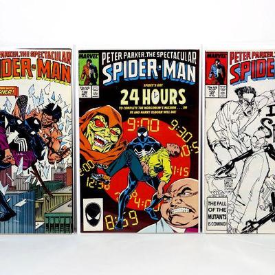 PETER PARKER SPECTACULAR SPIDER-MAN #124-126 129 130 133 Marvel Comics 1987