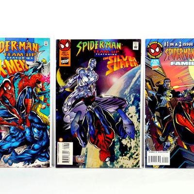SPIDER-MAN TEAM-UP 1 2 X-Men Silver Surfer Spider-Man/Punisher Family Plot  1 NM+ 