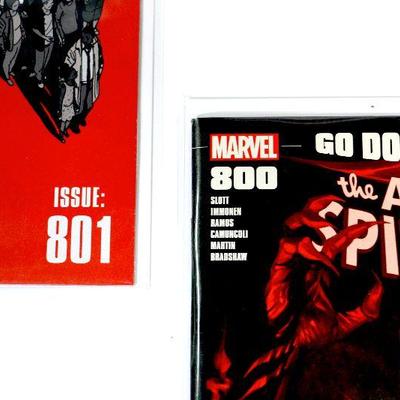 AMAZING SPIDER-MAN #800 #801 Marvel Comics 2018 - NM++