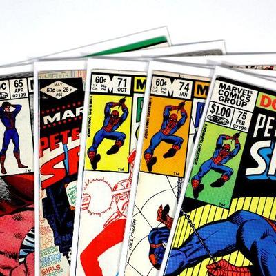 PETER PARKER SPECTACULAR SPIDER-MAN #62 65 66 71 74 75 Marvel Comics 1982/83