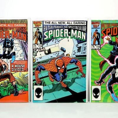  PETER PARKER SPECTACULAR SPIDER-MAN #107 #111-115 Marvel Comics 1984/85