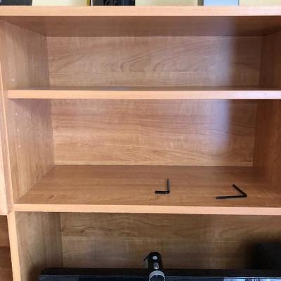 232:  Computer Desk/Hutch and Office Chair