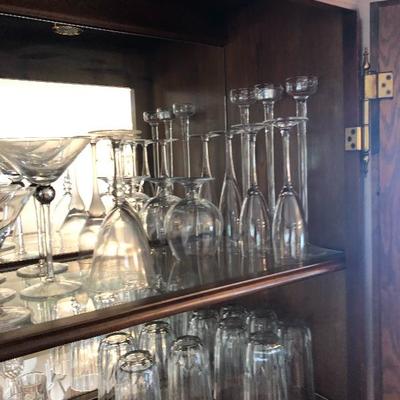 120:   Glass Goblets and Other Nice Glass Pieces