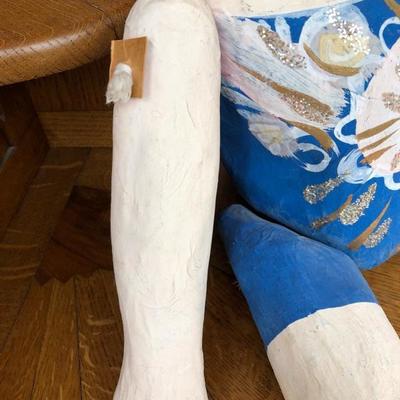314:   Vintage Mexican Paper Mach'e Doll 