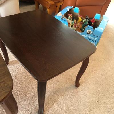 103:  Norwegian Solid Wood Coffee Table and Matching End Table