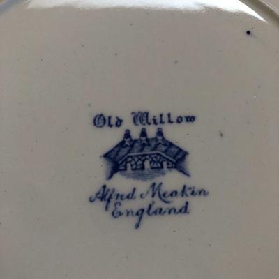 198:  Antique Staffordshire Platters