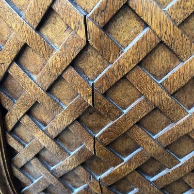 302:  Antique German Solid Wood Hand Carved Corner Hutch