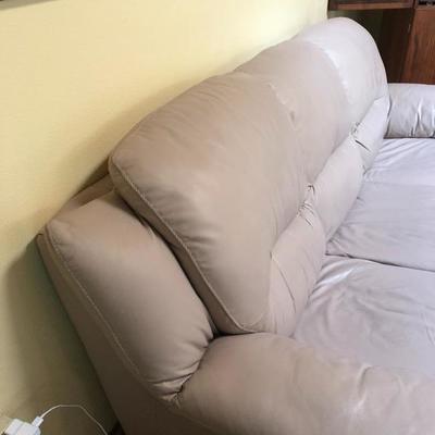 106:  Dania Leather Couch
