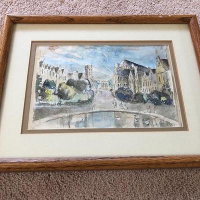 184:  Adrian Rovatkay Original Watercolor Painting