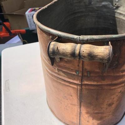 178:  Vintage Copper Tub 