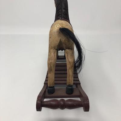147:   Wooden Rocking Horses 